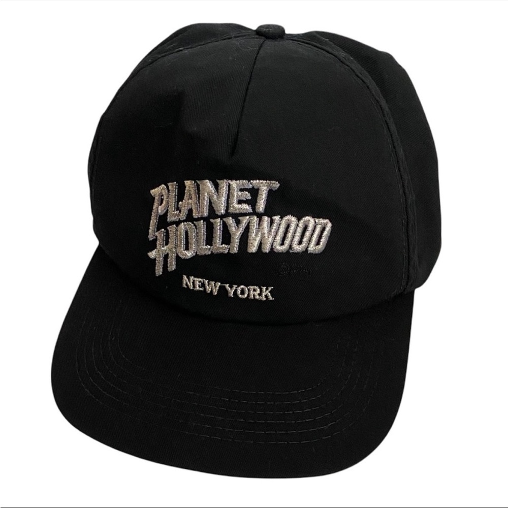 Vintage Early 90’s Black Planet Hollywood New York Baseball Hat Original - Picture 6 of 7